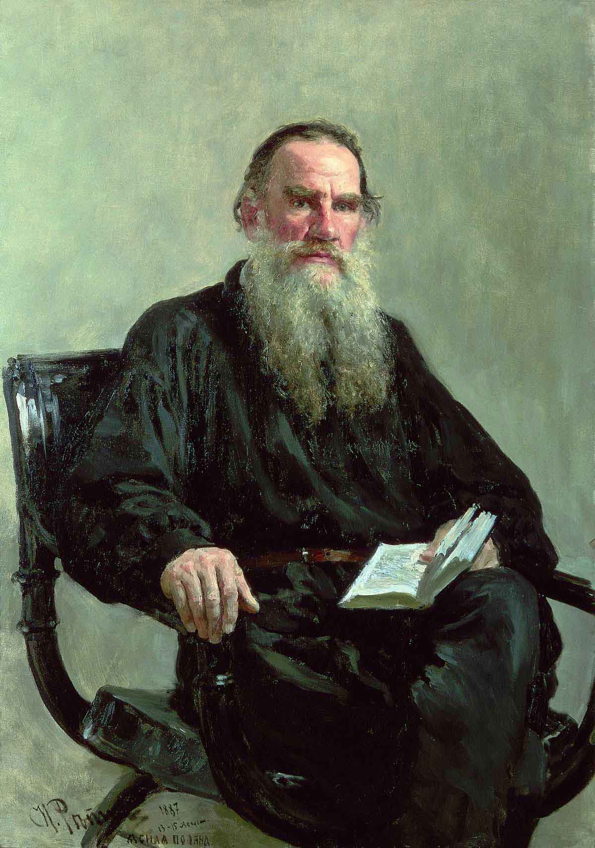 Portrait of Lev Nikolayevich Tolstoi